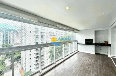 Apartamento com 3 dormitórios à venda, 125 m² por r$ 1.200.000,00 - pitangueiras - guarujá/sp