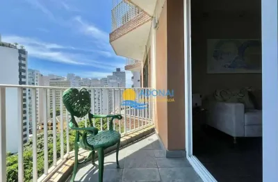 Apartamento com 3 dormitórios à venda, 125 m² por r$ 750.000,00 - pitangueiras - guarujá/sp