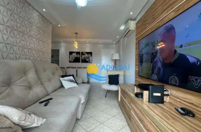 Apartamento com 3 dormitórios à venda, 75 m² por r$ 450.000,00 - enseada - guarujá/sp