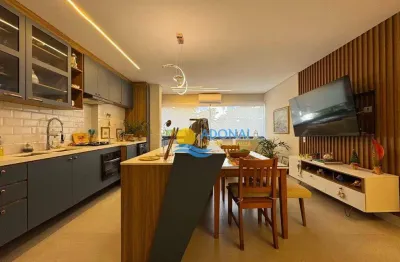 Apartamento com 2 dormitórios à venda, 70 m² por r$ 550.000,00 - enseada - guarujá/sp