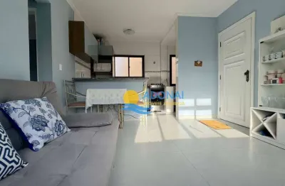 Apartamento com 2 dormitórios à venda, 70 m² por r$ 345.000 - enseada - guarujá/sp