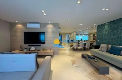 Apartamento com 3 dormitórios à venda, 125 m² por r$ 1.700.000,00 - pitangueiras - guarujá/sp
