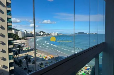 Apartamento com 2 dormitórios à venda, 96 m² por r$ 1.700.000,00 - jardim astúrias - guarujá/sp