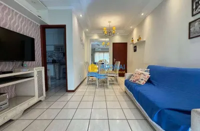 Apartamento com 3 dormitórios à venda, 85 m² por r$ 470.000 - enseada - guarujá/sp