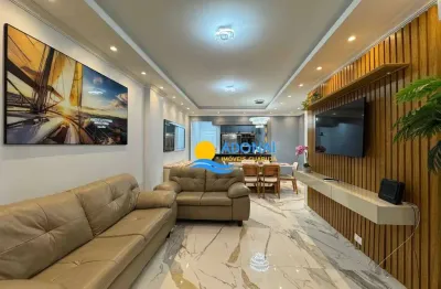 Apartamento com 3 dormitórios à venda, 100 m² por r$ 800.000,00 - pitangueiras - guarujá/sp