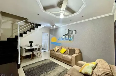 Casa com 2 dormitórios à venda, 65 m² por r$ 385.000,00 - vila santa rosa - guarujá/sp