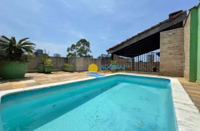 Cobertura com 3 dormitórios à venda, 180 m² por r$ 750.000,00 - tombo - guarujá/sp
