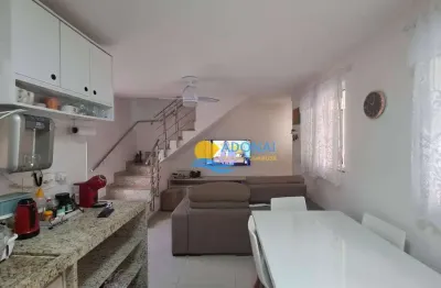 Casa com 3 dormitórios à venda, 130 m² por r$ 750.000,00 - enseada - guarujá/sp