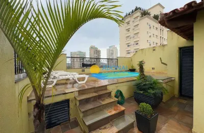 Cobertura com 3 dormitórios à venda, 220 m² por r$ 1.000.000,00 - enseada - guarujá/sp
