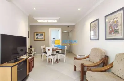 Apartamento com 3 dormitórios à venda, 105 m² por r$ 580.000,00 - pitangueiras - guarujá/sp