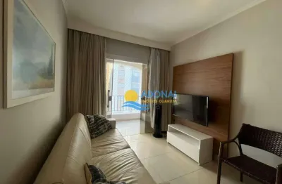 Apartamento com 1 dormitório à venda, 58 m² por r$ 430.000,00 - pitangueiras - guarujá/sp