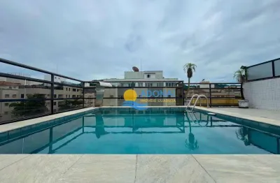 Cobertura com 4 dormitórios à venda, 220 m² por r$ 740.000,00 - enseada - guarujá/sp