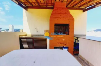 Cobertura com 2 dormitórios à venda, 145 m² por r$ 415.000,00 - enseada - guarujá/sp