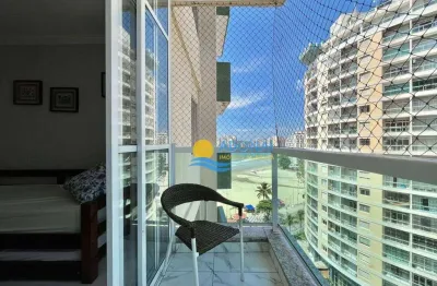 Apartamento com 1 dormitório à venda, 58 m² por r$ 400.000,00 - pitangueiras - guarujá/sp