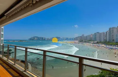 Apartamento com 3 dormitórios à venda, 140 m² por r$ 850.000,00 - pitangueiras - guarujá/sp