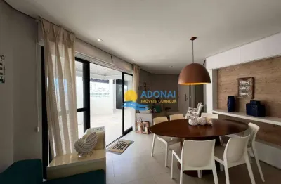 Cobertura com 3 dormitórios à venda, 160 m² por r$ 1.380.000,00 - pitangueiras - guarujá/sp