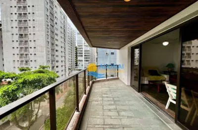 Apartamento com 3 dormitórios à venda, 145 m² por r$ 595.000,00 - pitangueiras - guarujá/sp
