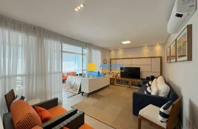 Apartamento com 3 dormitórios à venda, 136 m² por r$ 1.500.000 - enseada - guarujá/sp