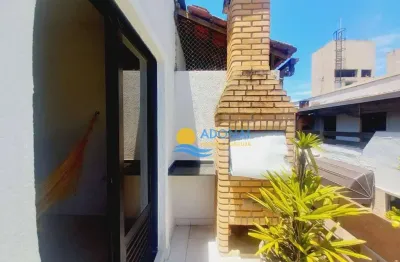 Cobertura com 3 dormitórios à venda, 106 m² por r$ 485.000,00 - enseada - guarujá/sp