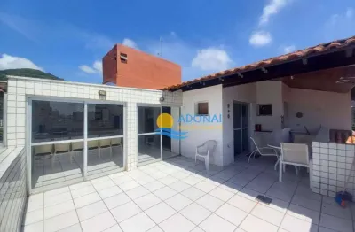 Cobertura com 5 dormitórios à venda, 125 m² por r$ 600.000,00 - enseada - guarujá/sp