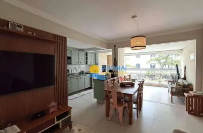 Apartamento com 2 dormitórios à venda, 89 m² por r$ 530.000,00 - enseada - guarujá/sp