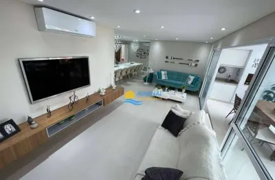 Apartamento com 3 dormitórios à venda, 125 m² por r$ 1.400.000,00 - pitangueiras - guarujá/sp