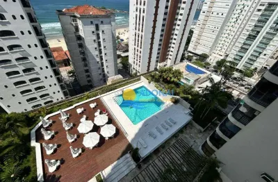 Apartamento com 3 dormitórios à venda, 180 m² por r$ 980.000,00 - pitangueiras - guarujá/sp