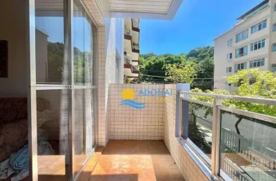 Apartamento com 2 dormitórios à venda, 72 m² por r$ 400.000,00 - jardim astúrias - guarujá/sp