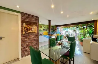Cobertura com 3 dormitórios à venda, 300 m² por r$ 1.280.000,00 - tombo - guarujá/sp