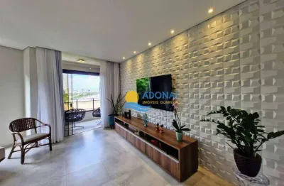 Apartamento com 3 dormitórios à venda, 145 m² por r$ 850.000,00 - pitangueiras - guarujá/sp