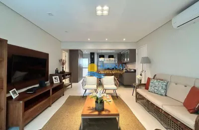 Apartamento com 3 dormitórios à venda, 135 m² por r$ 1.200.000,00 - pitangueiras - guarujá/sp