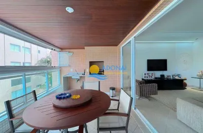 Apartamento com 4 dormitórios à venda, 189 m² por r$ 1.700.000,00 - enseada - guarujá/sp