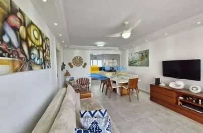 Apartamento com 3 dormitórios à venda, 126 m² por r$ 750.000,00 - pitangueiras - guarujá/sp