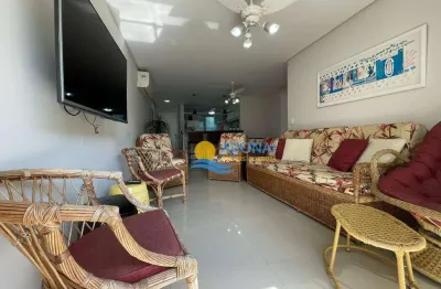 Apartamento com 3 dormitórios à venda, 100 m² por r$ 480.000,00 - enseada - guarujá/sp