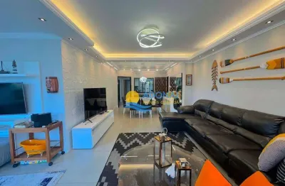Apartamento com 4 dormitórios à venda, 150 m² por r$ 950.000,00 - enseada - guarujá/sp