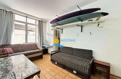 Apartamento com 1 dormitório à venda, 60 m² por r$ 330.000,00 - pitangueiras - guarujá/sp