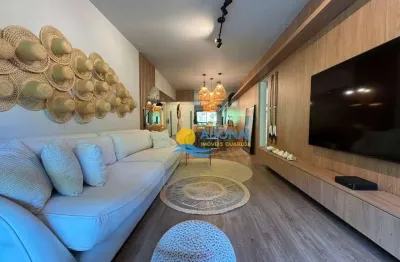Apartamento com 3 dormitórios à venda, 104 m² por r$ 780.000,00 - pitangueiras - guarujá/sp