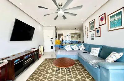 Apartamento com 4 dormitórios à venda, 135 m² por r$ 1.280.000,00 - pitangueiras - guarujá/sp