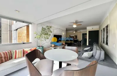 Apartamento com 4 dormitórios à venda, 135 m² por r$ 990.000,00 - pitangueiras - guarujá/sp