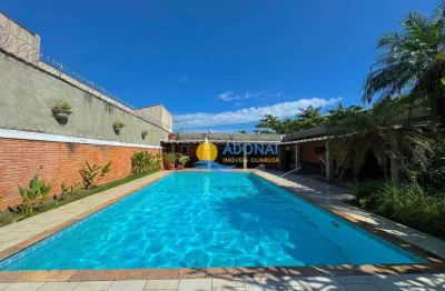Casa com 3 dormitórios à venda, 450 m² por r$ 1.600.000,00 - enseada - guarujá/sp
