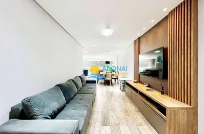 Apartamento com 3 dormitórios à venda, 110 m² por r$ 980.000,00 - pitangueiras - guarujá/sp
