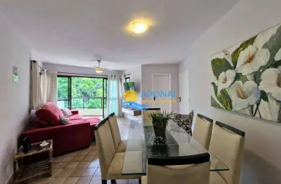 Apartamento com 3 dormitórios à venda, 124 m² por r$ 550.000,00 - pitangueiras - guarujá/sp