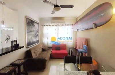 Apartamento com 2 dormitórios à venda, 70 m² por r$ 390.000,00 - tombo - guarujá/sp