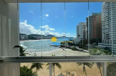 Apartamento com 3 dormitórios à venda, 120 m² por r$ 1.500.000,00 - jardim astúrias - guarujá/sp