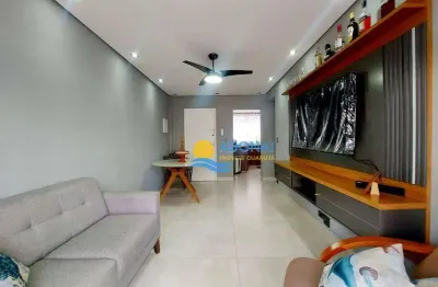 Apartamento com 3 dormitórios à venda, 85 m² por r$ 450.000,00 - jardim astúrias - guarujá/sp