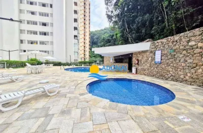 Apartamento com 3 dormitórios à venda, 115 m² por r$ 650.000,00 - pitangueiras - guarujá/sp