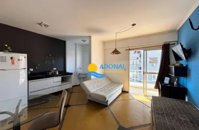 Apartamento com 1 dormitório à venda, 55 m² por r$ 430.000,00 - tombo - guarujá/sp