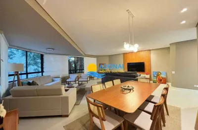 Apartamento com 4 dormitórios à venda, 188 m² por r$ 1.300.000,00 - pitangueiras - guarujá/sp