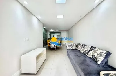 Apartamento com 3 dormitórios à venda, 100 m² por r$ 750.000,00 - pitangueiras - guarujá/sp