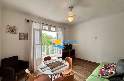 Apartamento com 1 dormitório à venda, 52 m² por r$ 350.000,00 - jardim astúrias - guarujá/sp